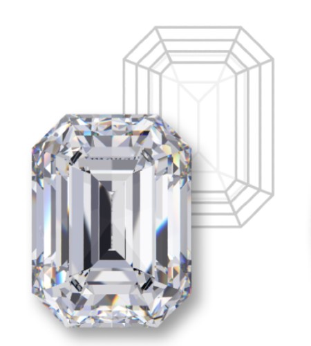Emeraldslipad diamant