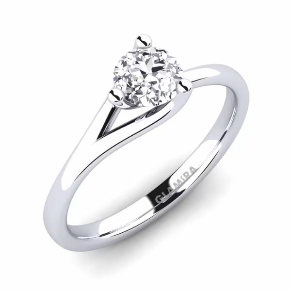 GLAMIRA Ring Bridal Heart 0.5crt